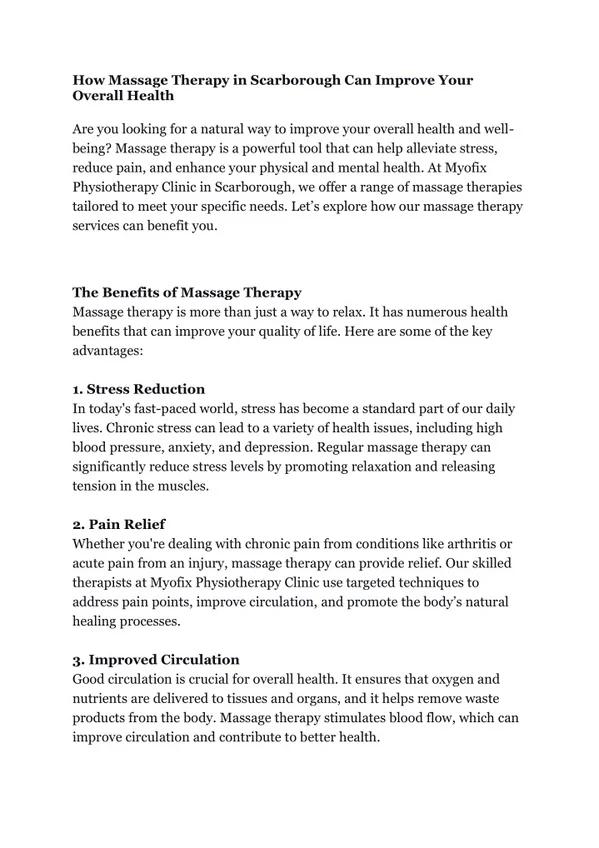 10 Conseils pour obtenir l’expérience de massage la plus efficace